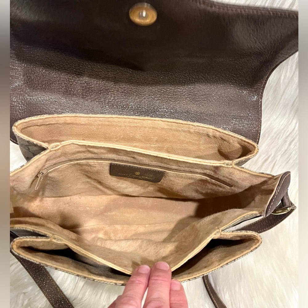 Gucci Beige and Brown Crossbody Bag - Picture 10 of 12